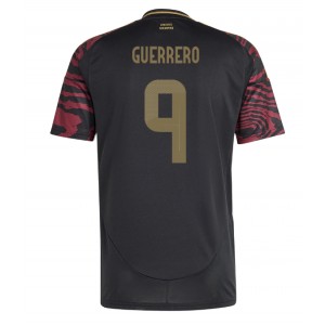 Fotbalové Dres Peru Paolo Guerrero #9 Venkovní Oblečení Copa America 2024 Krátký Rukáv